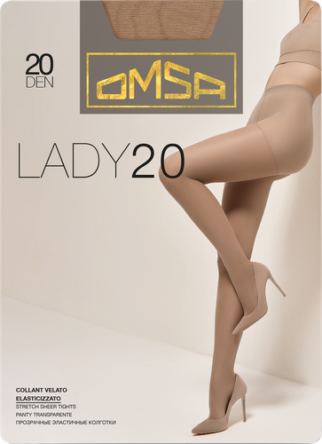 

Колготки женские Omsa Lady 20 den caramello размер 5