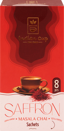 

Чай Indian Cup Шафран Масала растворимый 8 пакетиков 160 г