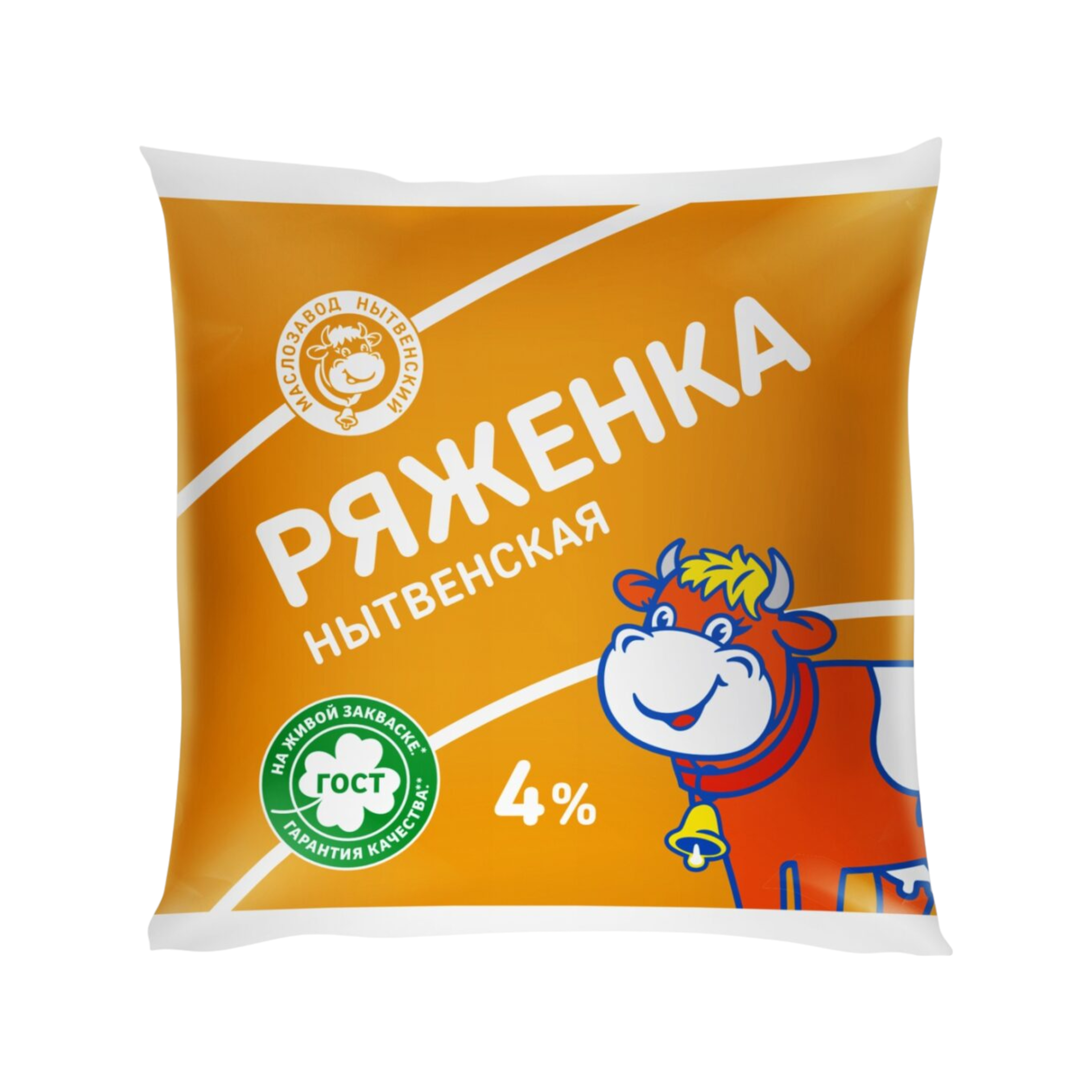 

Ряженка Маслозавод Нытвенский Нытвенская 4% 400 г