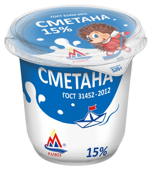 

Сметана Рамоз 15%