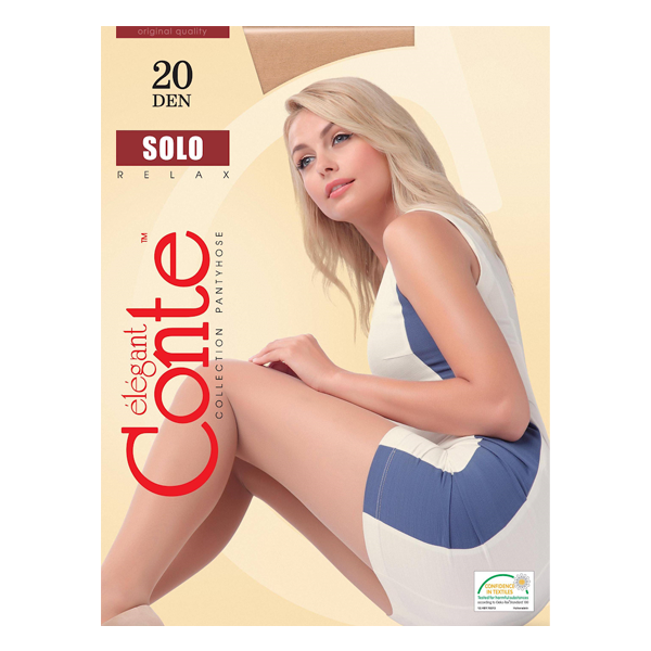 

Колготки женские Conte Elegant Solo 20 den bronzo 5-XL