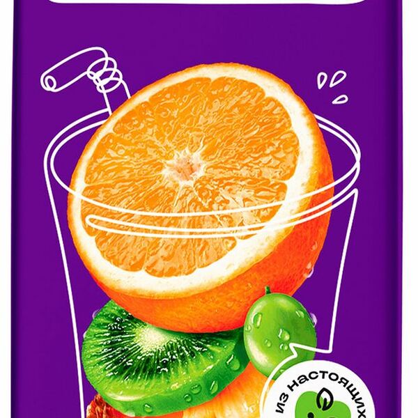 Напиток сокосодержащий Моя Семья Мульти-Фрути Мультифрукт 0.2 л