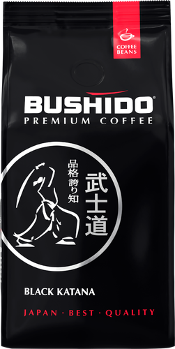

Кофе в зернах Bushido Black Katana натуральный жареный, 227 г
