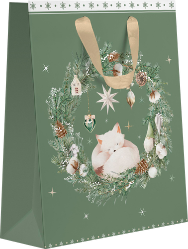 

Пакет подарочный City home Trade Christmas Woodland 22.7х18х10 см 1 шт в ассортименте