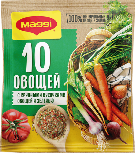 

Приправа Maggi Универсальная 10 овощей и зелень 75 г