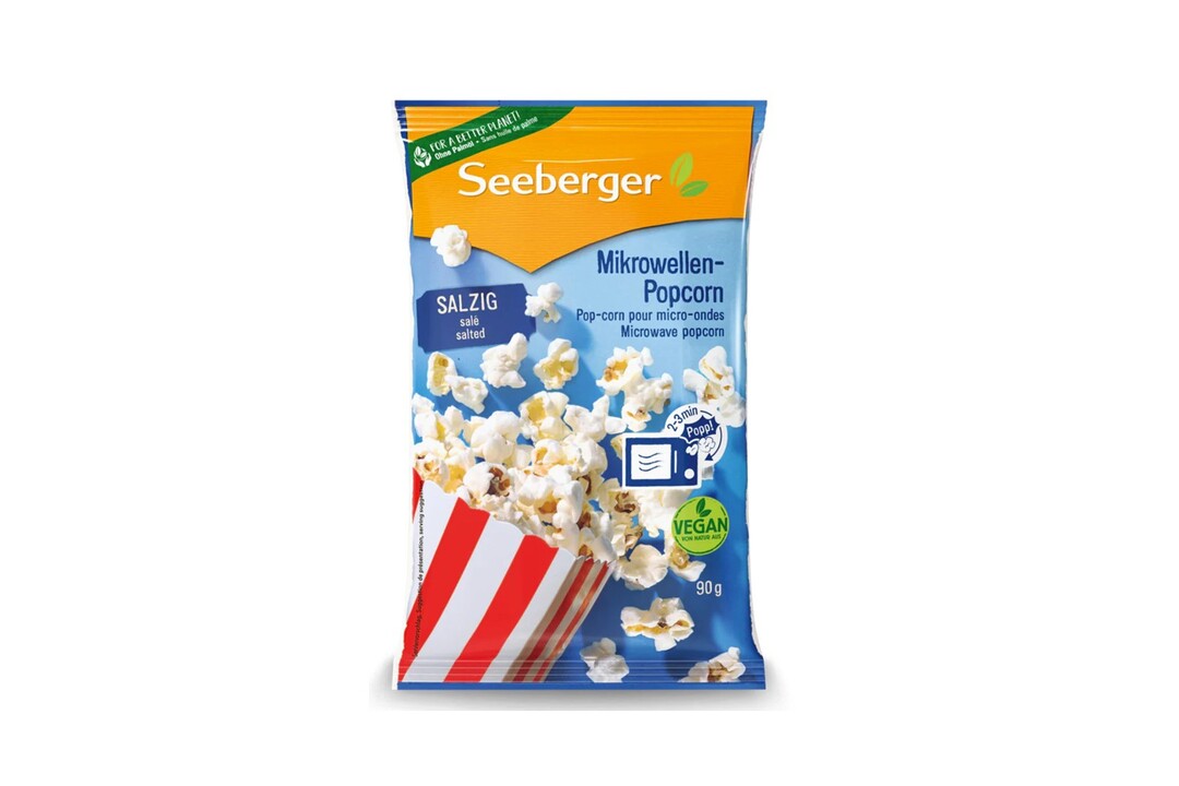 

Попкорн Seeberger Salted popcorn соленый для микроволновой печи 90 г