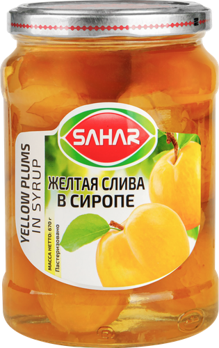 

Слива желтая Sahar в сиропе 670 г