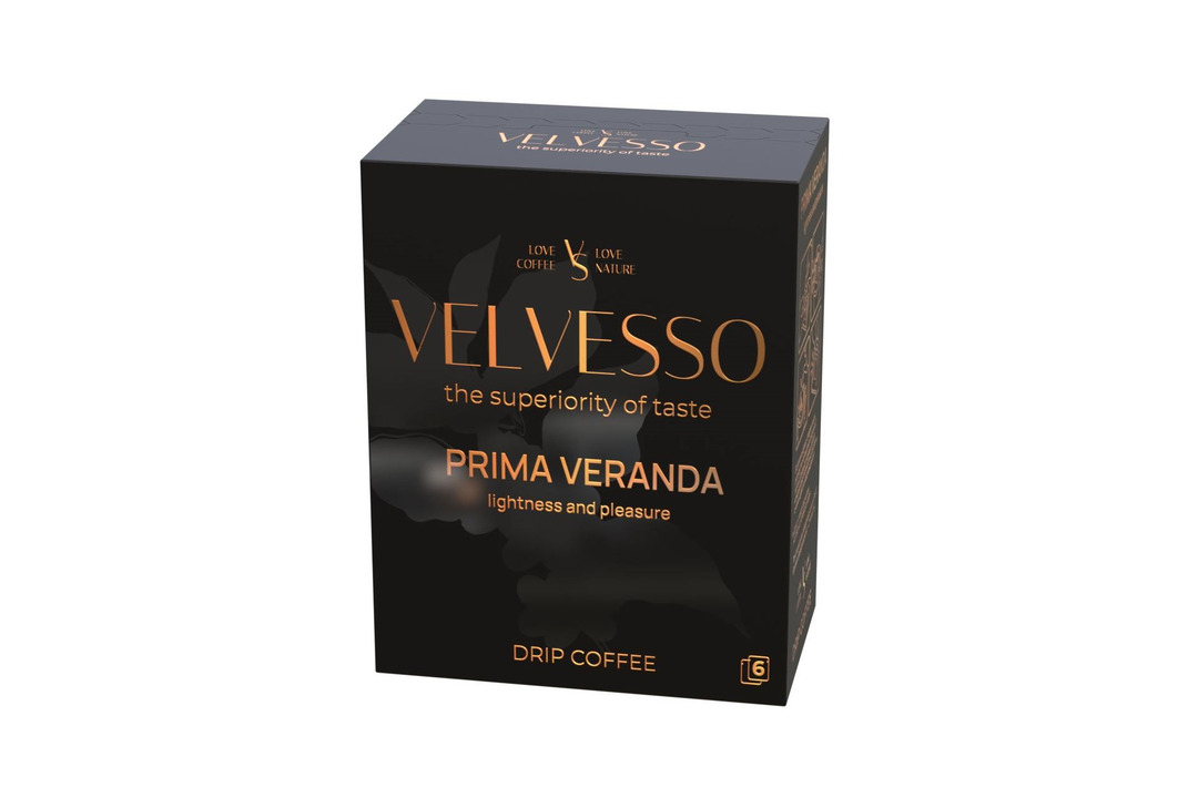 

Кофе молотый Velvesso Prime Veranda Эфиопия в дрип-пакетах 72 г