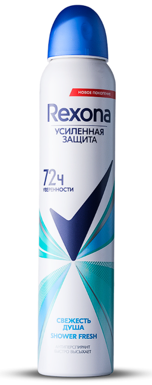

Антиперспирант аэрозоль Рексона Свежесть душа 200 мл