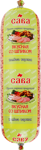 

Колбаса вареная Сава Вкусная со шпиком вес