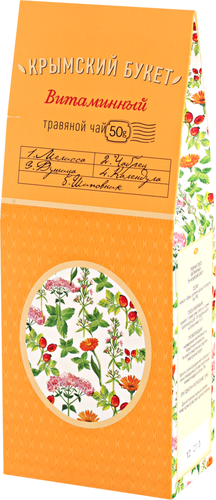 

Чай травяной Крымский букет Витаминный листовой 50 г