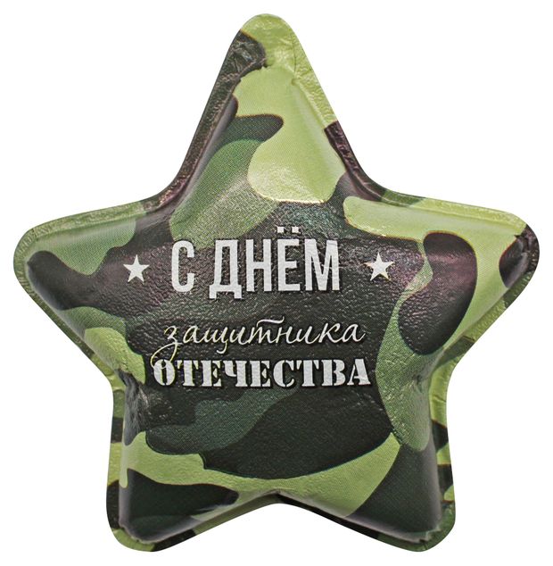 

Фигура шоколадная ЗОЛОТОЕ ПРАВИЛО Звездочка с праздником, дизайн в ассортименте, 40 г