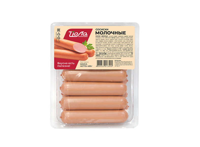 

Сосиски Агрохолдинг Йола Молочные 400 г
