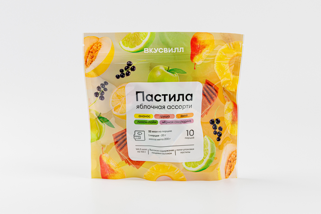 

Ассорти из яблочной пастилы ВкусВилл