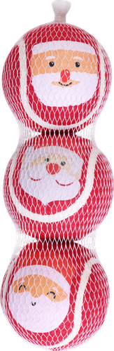 

Набор мячей с принтом Paw Wow Дед мороз 3 шт. 6.3 см