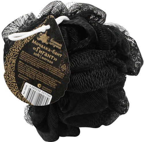 

Мочалка-бант для душа Банные штучки Гигант d-15см цвет в ассортименте