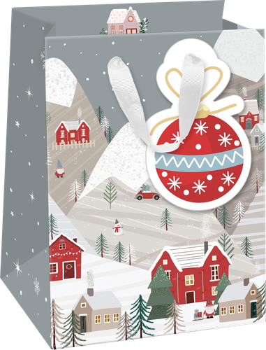 

Пакет подарочный City home Trade Мишкина клюква 19x14x9 см 1 шт. дизайн в ассортименте