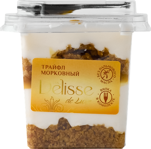 

Трайфл Delisse De Luxe Морковный 160 г