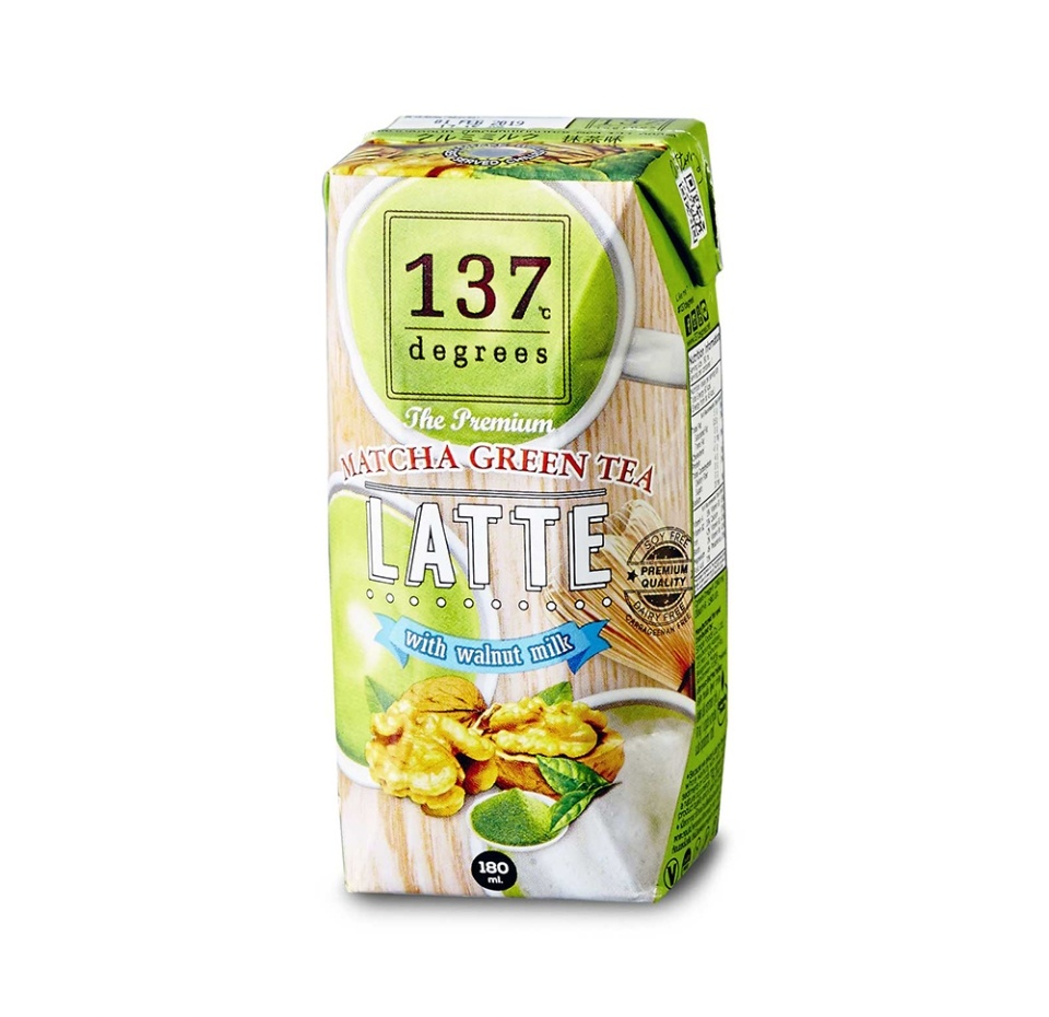 

Напиток 137 degrees Latte Матча из грецкого ореха 180 мл