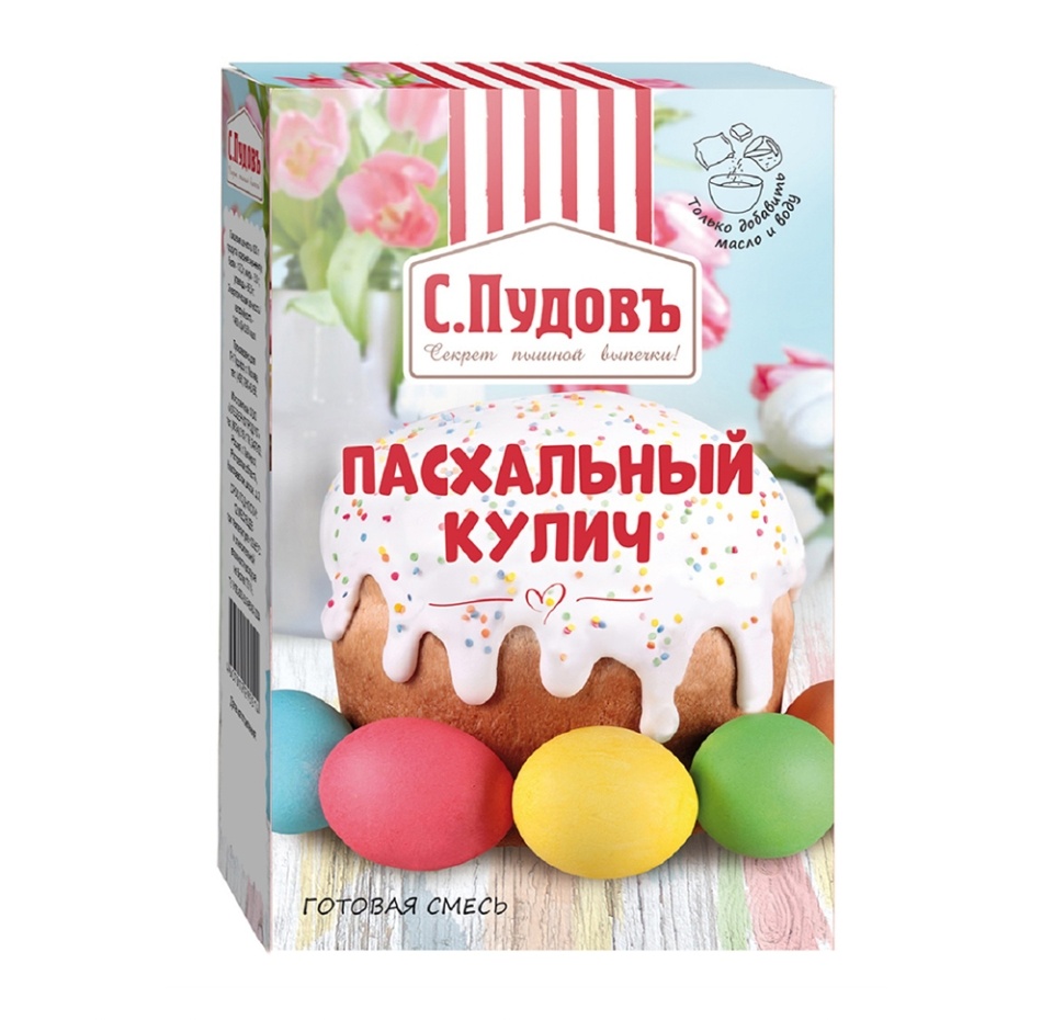 

Смесь для приготовления С.Пудовъ Пасхальный кулич 500 г
