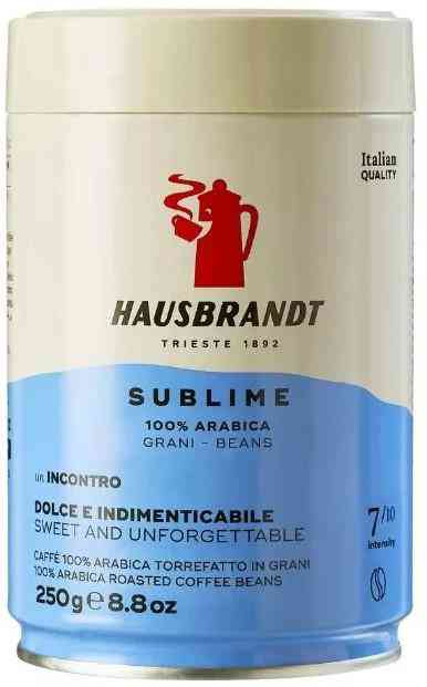 

Кофе зерновой Hausbrandt Sublime 100% Аrabica Beans 250 г