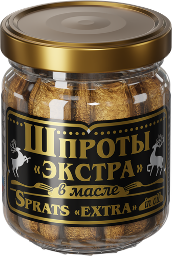 

Шпроты Вкусные консервы в масле Экстра 100 г