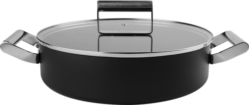

Сотейник Stellen Pro кованый антипригарное покрытие индукция с крышкой 26 см
