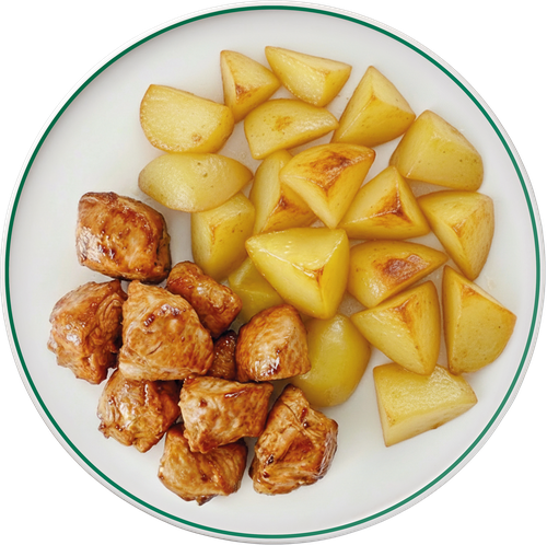 

Шашлык куриный Лента Fresh с запеченным картофелем 280 г