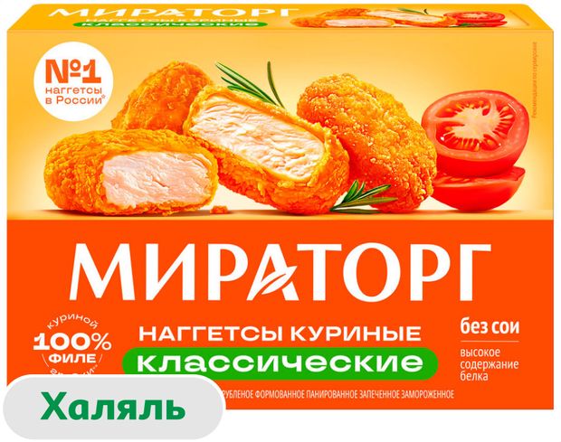 

Наггетсы Мираторг Классические куриные 250 г