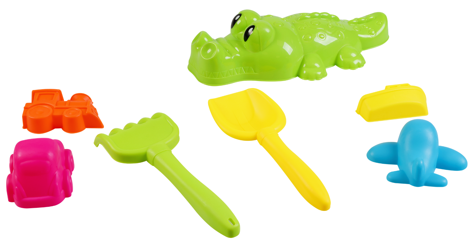 

Набор игровой для песка Bigga Крокодил 7 предметов арт. ZH036623