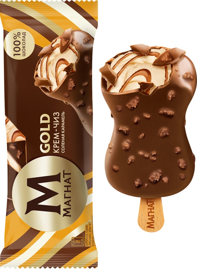 

Эскимо Магнат Gold Крем-чиз соленая карамель 70 г