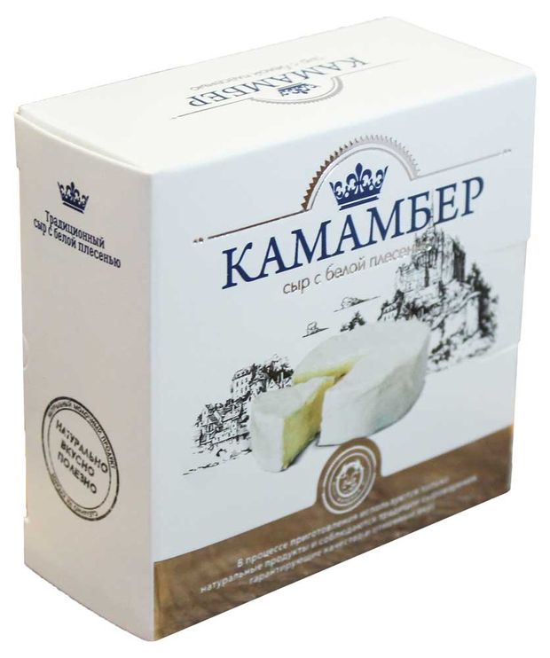 

Сыр мягкий Калория Камамбер с белой плесенью 50% 125 г
