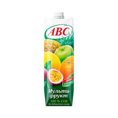 Сок АBC мультифрукт 1л призма