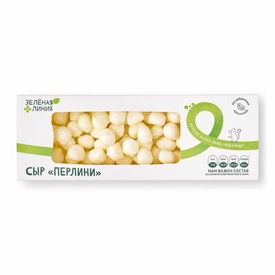 Сыр Зелёная Линия Перлини 40%, 100 г