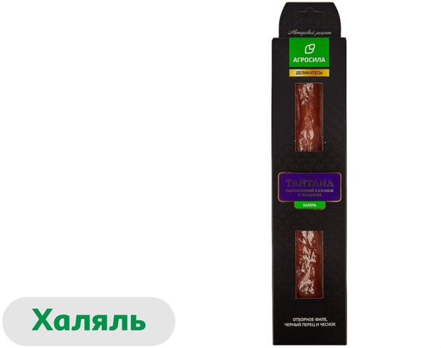 

Колбаса сыровяленая Агросила Казылык Тантана с чесноком халяль 170 г