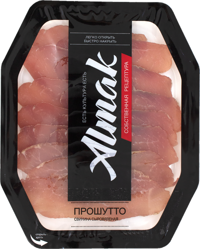 

Прошутто Almak сыровяленая нарезка 80 г