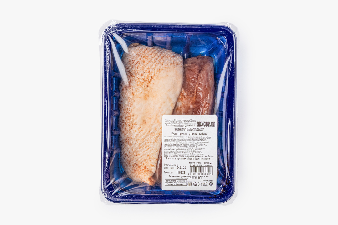 

Филе грудки утенка табака ВкусВилл 500 г