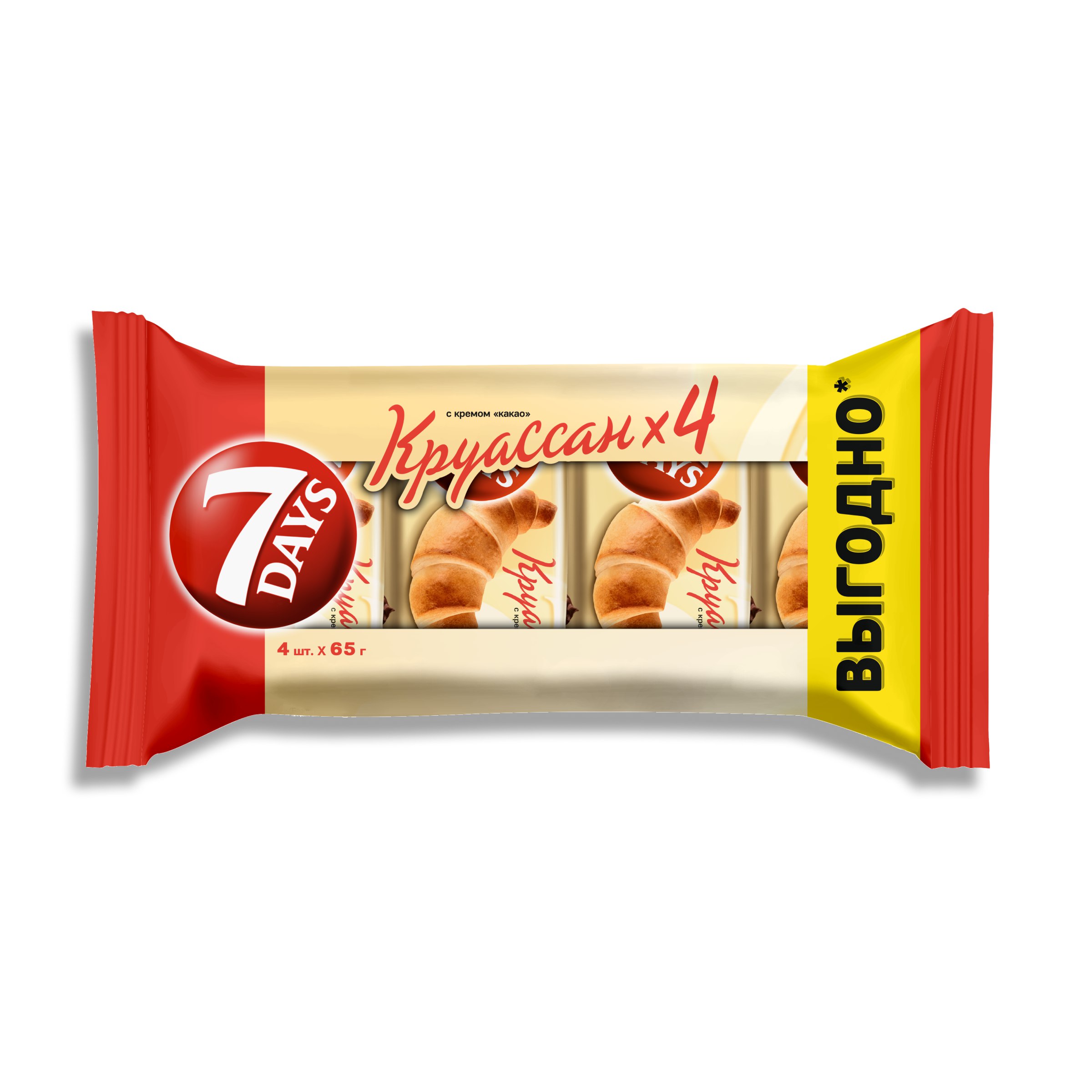 

Круассан 7 Days с кремом Какао 65 г х 4 шт.