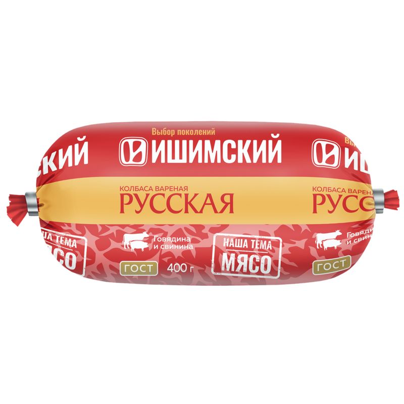 

Колбаса Ишимский мясокомбинат Русская вареная 400 г