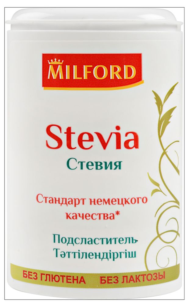 

Подсластитель Milford Стевия с экстрактом листьев стевии в дозаторе 370 таблеток 22.2 г
