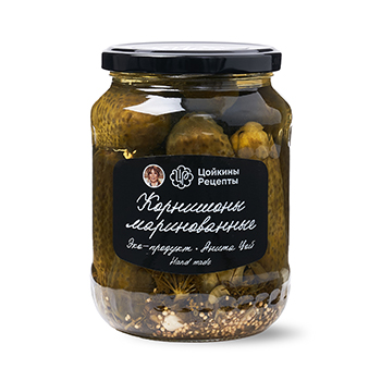 

Корнишоны Цойкины рецепты маринованные 610 г