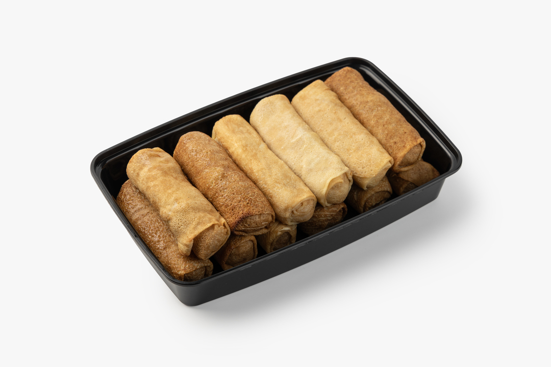 

Семейная порция блинчиков ВкусВилл с ветчиной и сыром 12 шт. 950 г