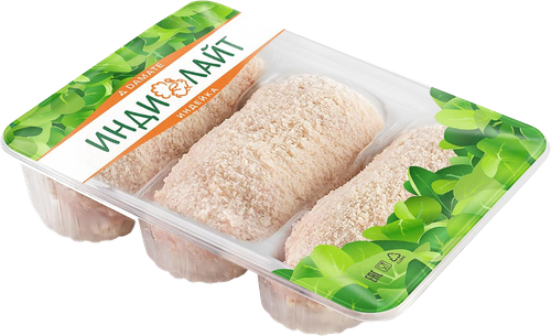 

Котлеты из индейки Индилайт со сливками в панировке 340 г