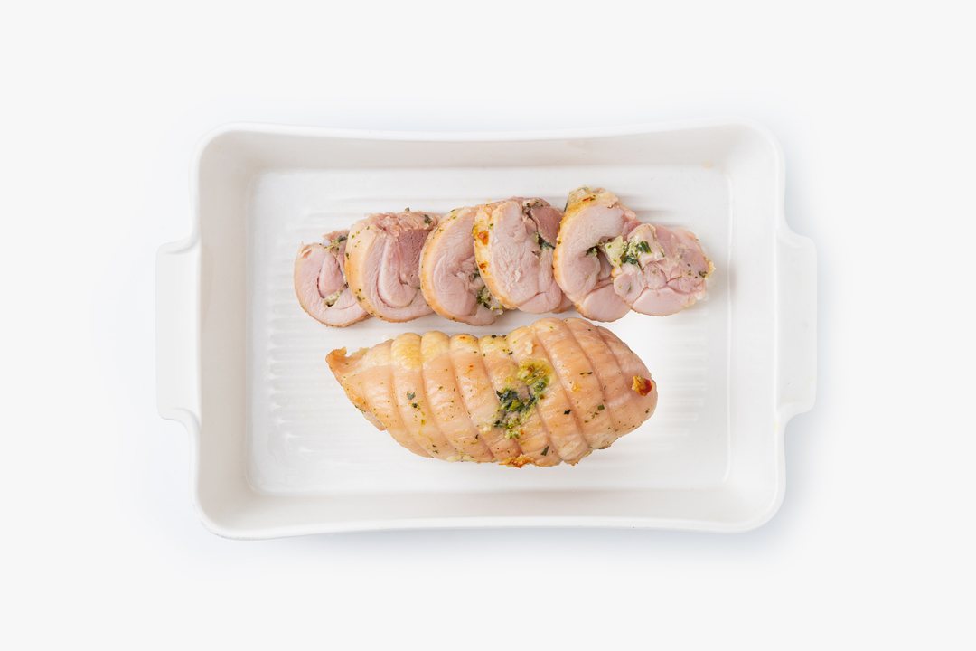 

Рулетики из цыпленка-бройлера с сыром фета и шпинатом 500 г