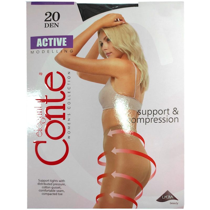 

Колготки Conte Elegant Active 20 den черные размер 3