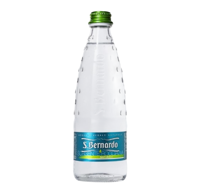 

Вода минеральная San Bernardo Naturale негазированная стеклянная бутылка 0.33 л