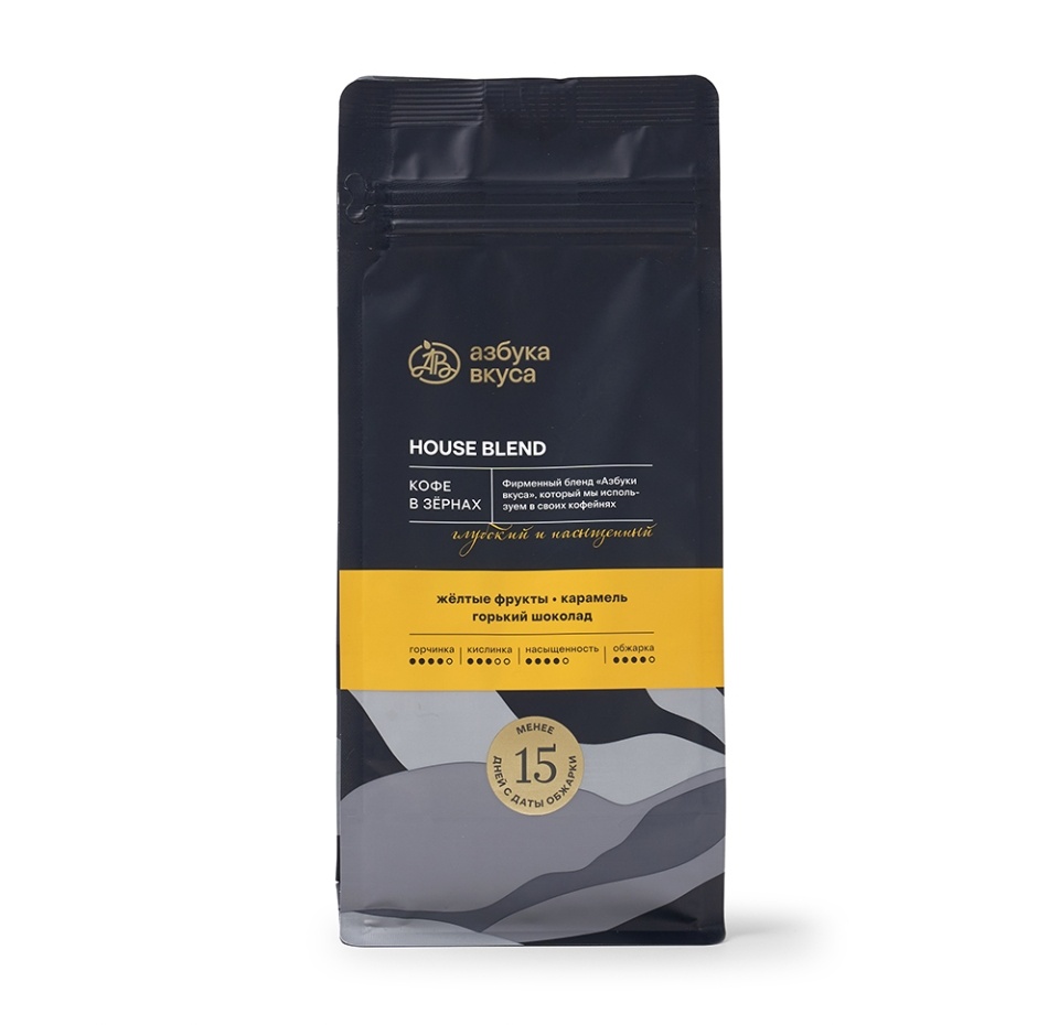 

Кофейная смесь в зёрнах Азбука вкуса House Blend, 250 г