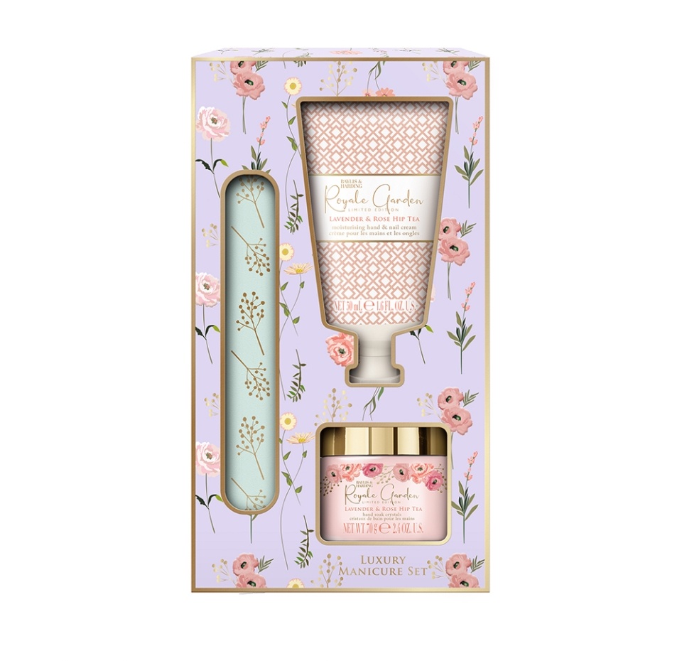 

Подарочный набор Baylis&Harding Royale Garden Luxury Manicure Set Lavender & Rose Hip Tea 120 г