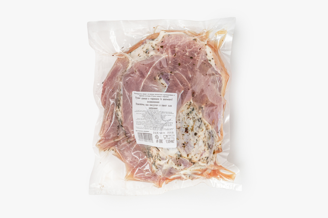 

Рулька свиная ВкусВилл в маринаде с шалфеем вес