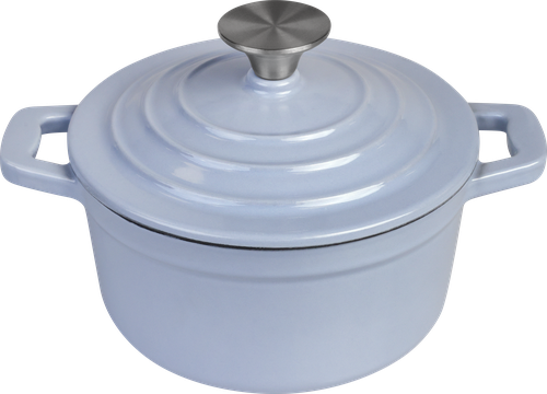 

Мини-кастрюля Homeclub Warm Season для запекания голубой 1 л